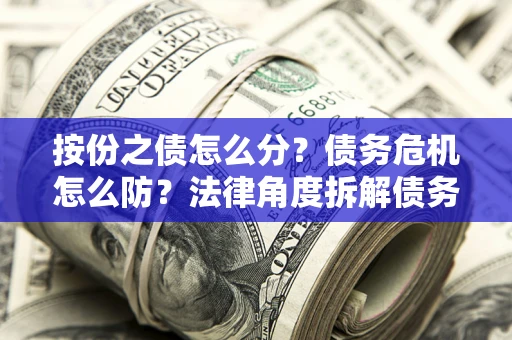 济南按份之债怎么分？债务危机怎么防？法律角度拆解债务分配与风险自保指南