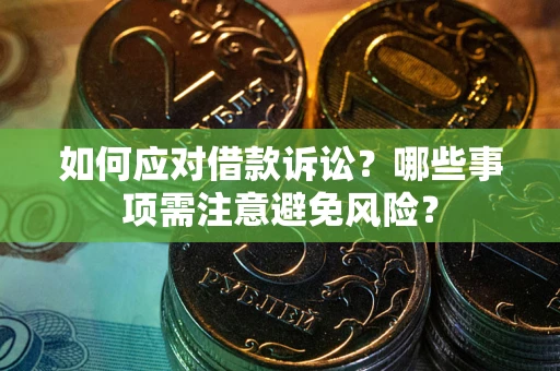 济南如何应对借款诉讼？哪些事项需注意避免风险？