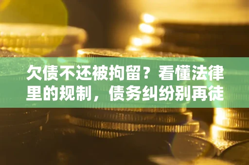 济南欠债不还被拘留？看懂法律里的规制，债务纠纷别再徒劳奔波
