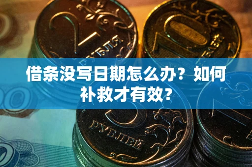 济南借条没写日期怎么办？如何补救才有效？