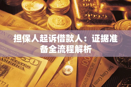 济南担保人起诉借款人：证据准备全流程解析