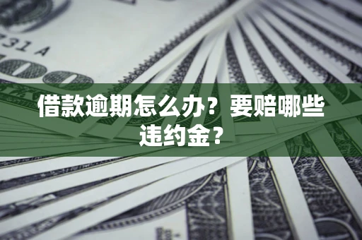 济南借款逾期怎么办？要赔哪些违约金？
