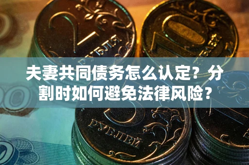 济南夫妻共同债务怎么认定？分割时如何避免法律风险？