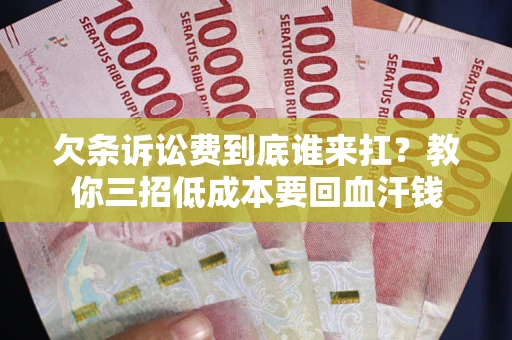 济南欠条诉讼费到底谁来扛？教你三招低成本要回血汗钱